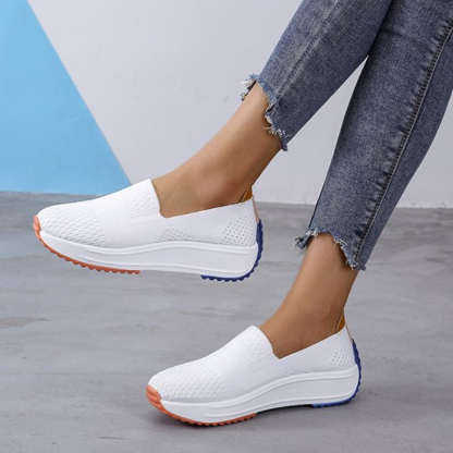 Mocasines ortopédicos de malla transpirable tipo zapatilla para mujer
