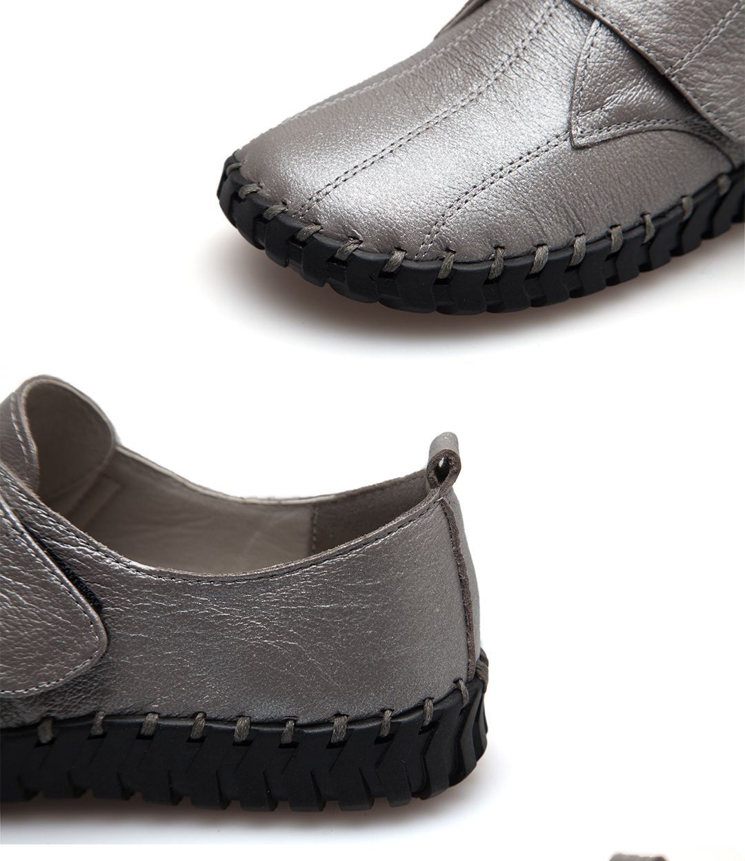 Mocasines ortopédicos de mujer con cierre