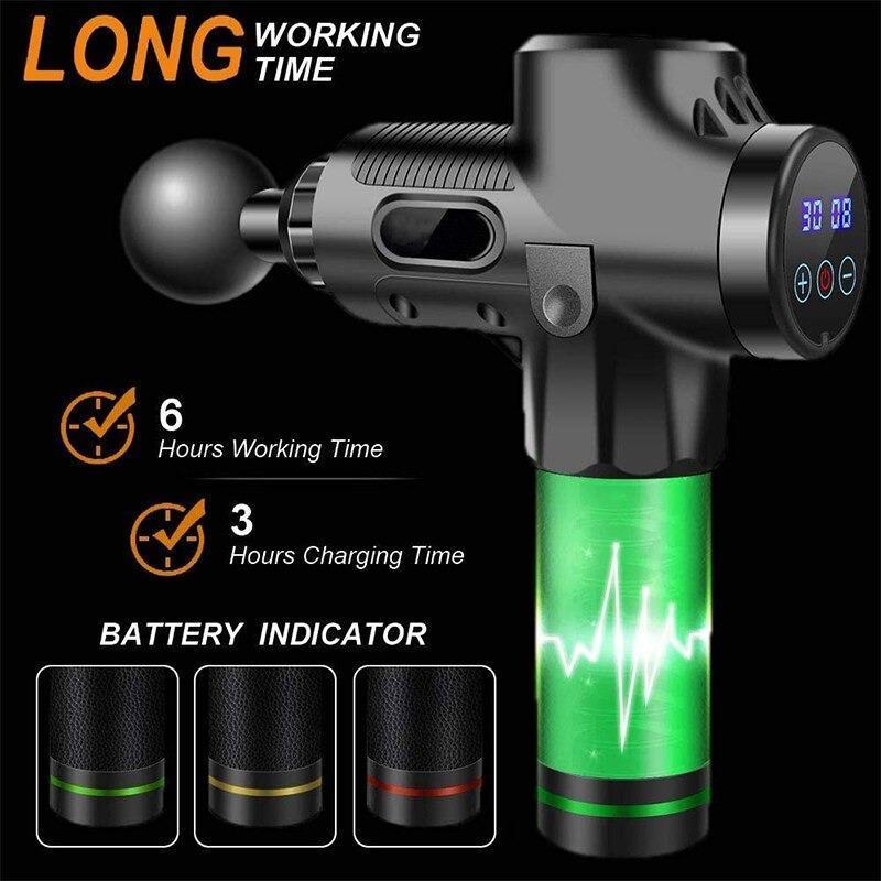 Pistola de masaje muscular