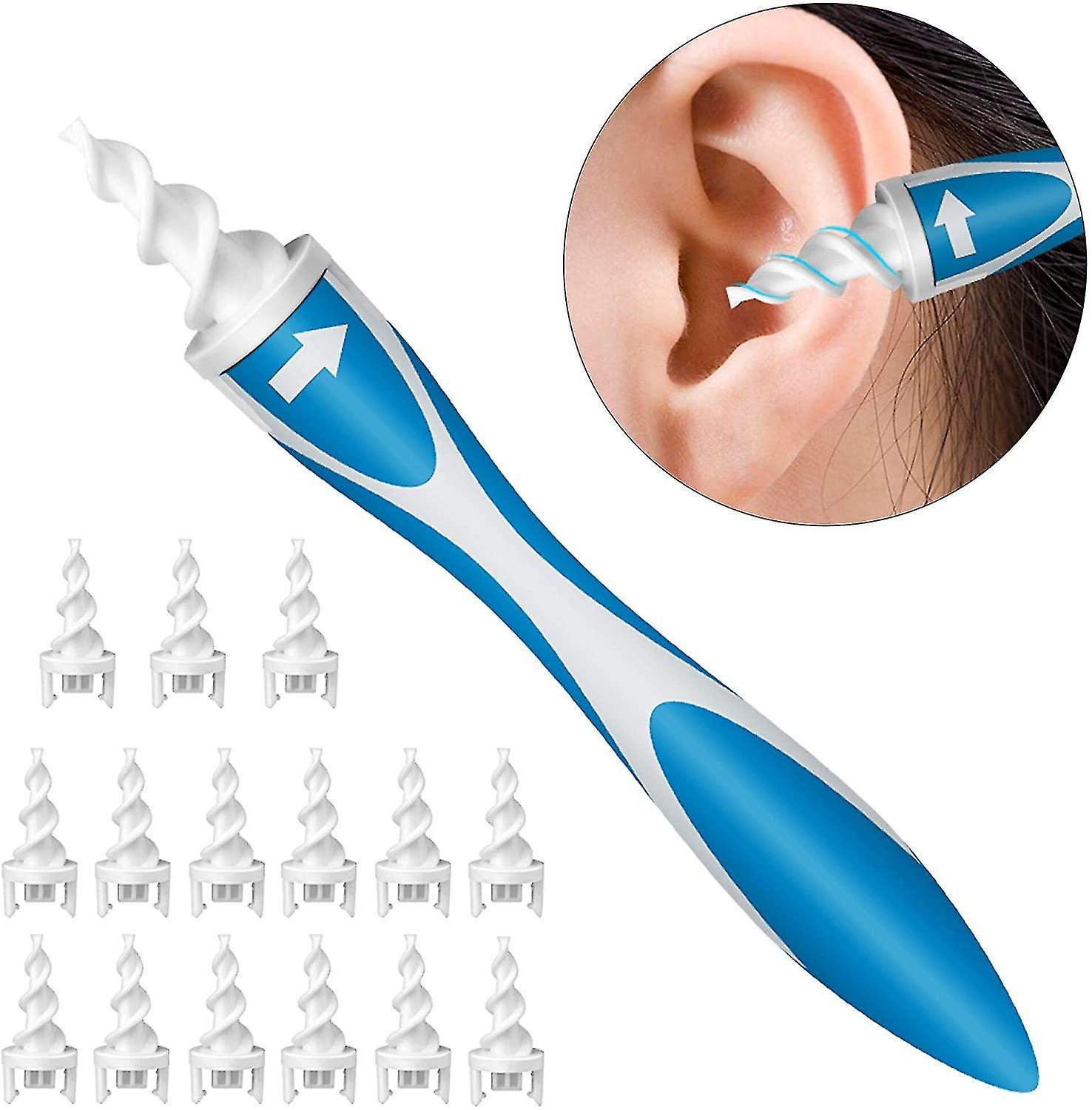Limpiador de cerumen en espiral 