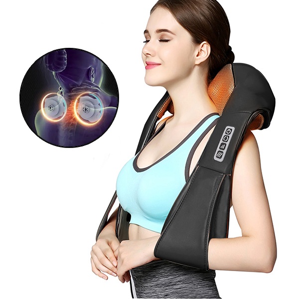 Masajeador Eléctrico De Cuello Y Hombros En Forma De U