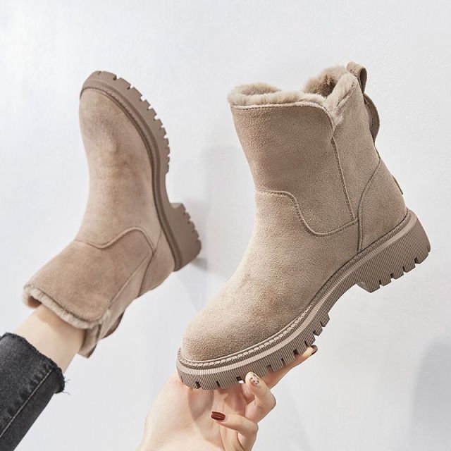 Botas de invierno cálidas y cómodas para mujeres