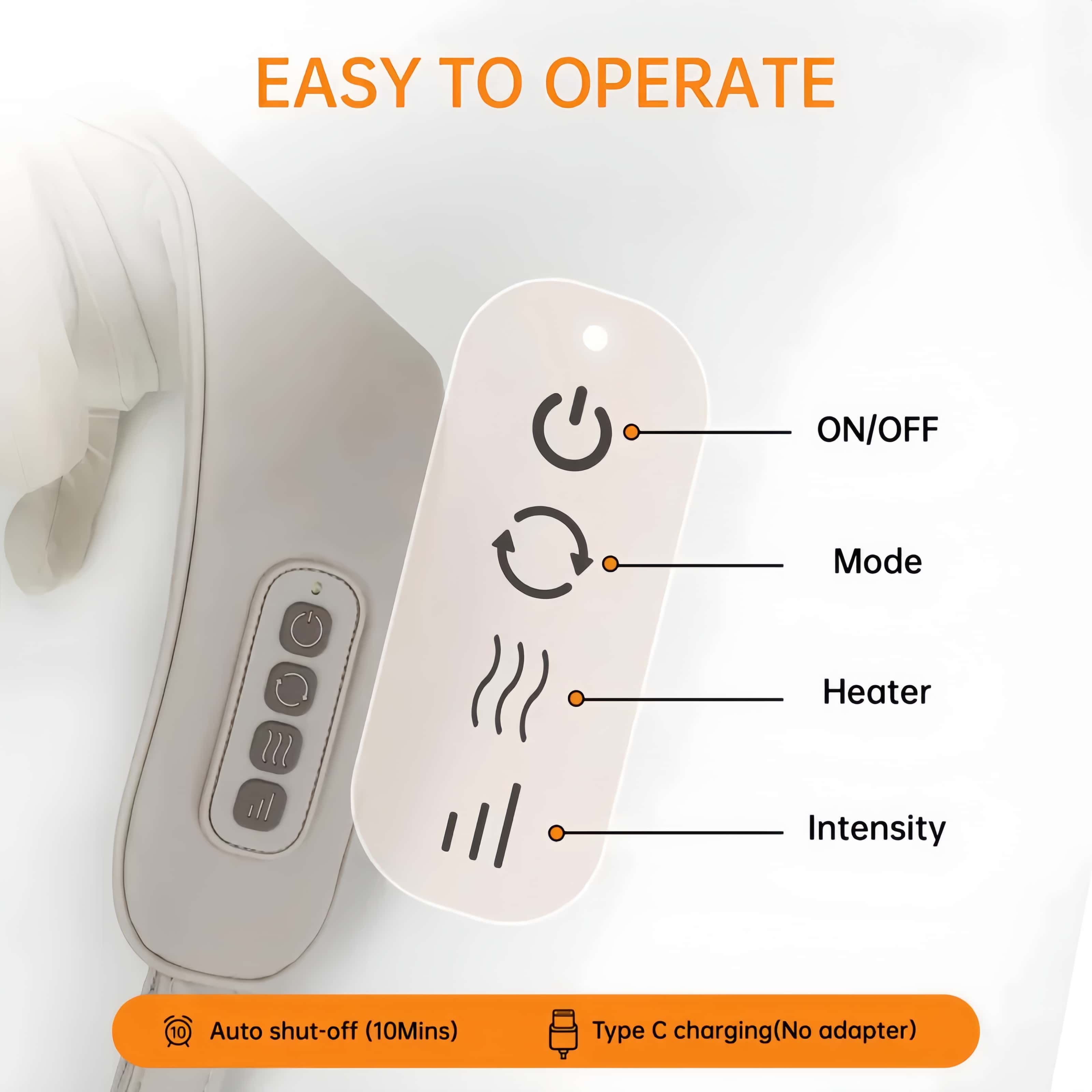 Hluboce uvolněte tlak na ramena a krk a restartujte své lehké tělo - vyhřívaný masážní přístroj na ramena a krk