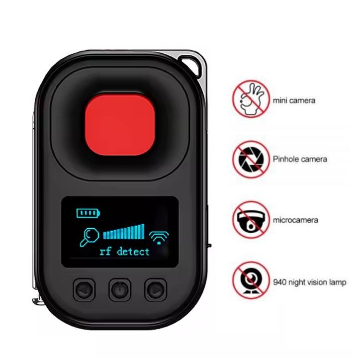 Detektor skrytých kamer a GPS zařízení kompaktní přenosný - WIFI skener RF signálu