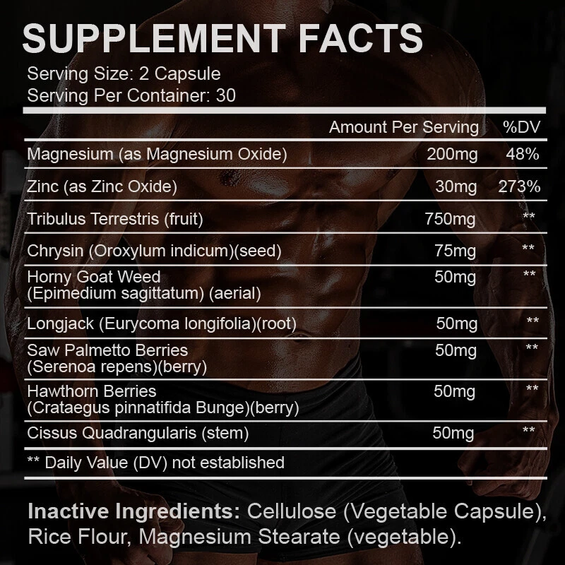 Pilulky na zvýšení mužské potence pro muže, Hard Rock Stamina, zvyšují testosteron, zvyšují výdrž a zvyšují libido