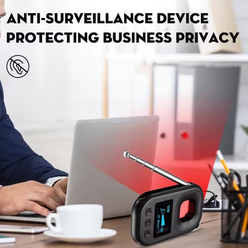 Detektor skrytých kamer a GPS zařízení kompaktní přenosný - WIFI skener RF signálu