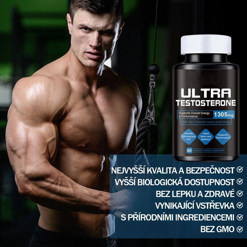 Pilulky na zvýšení mužské potence pro muže, Hard Rock Stamina, zvyšují testosteron, zvyšují výdrž a zvyšují libido