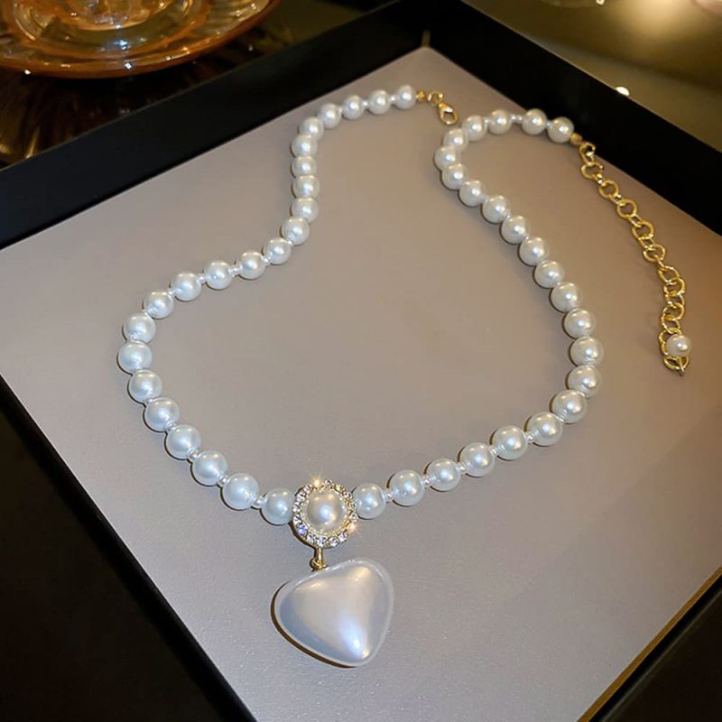 Jemný ručně vyrobený perlový náhrdelník, nejlepší a nejunikátnější dárek