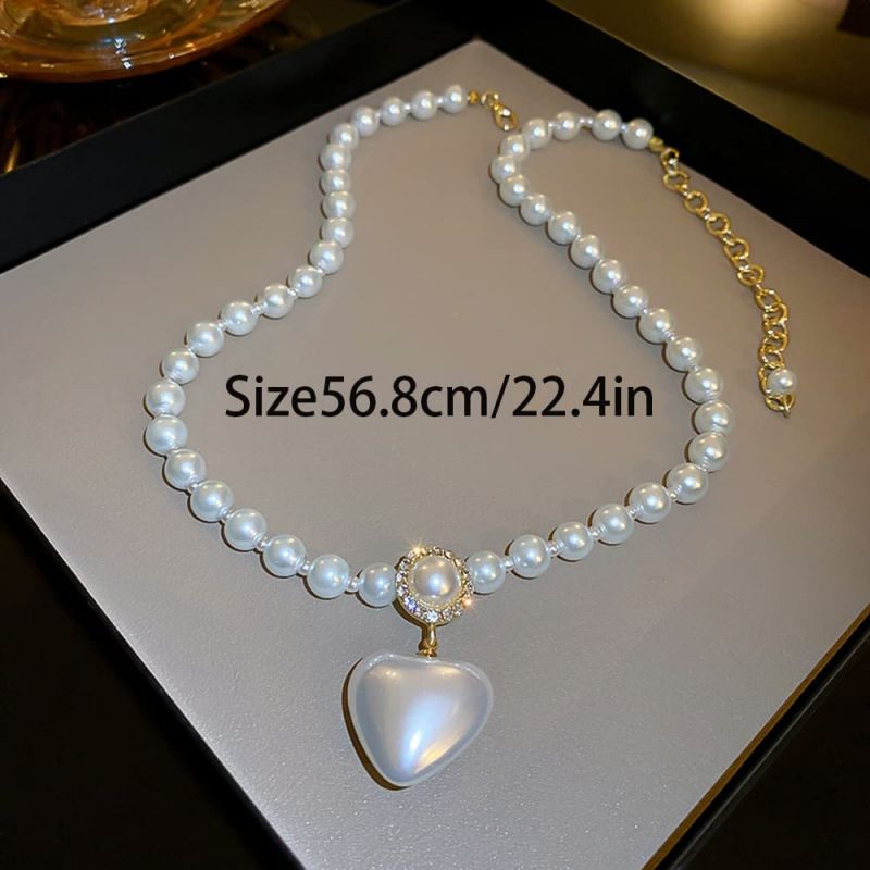 Jemný ručně vyrobený perlový náhrdelník, nejlepší a nejunikátnější dárek