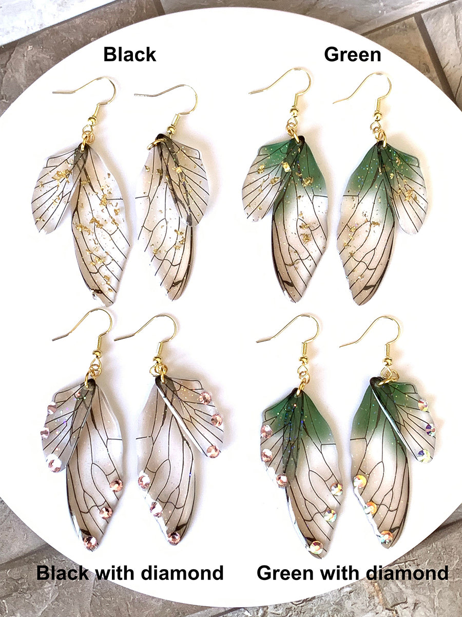 Butterfly Wing Handmade Earrings-Likemychoice
