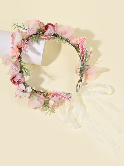 Romantic Blooms Flower Crown