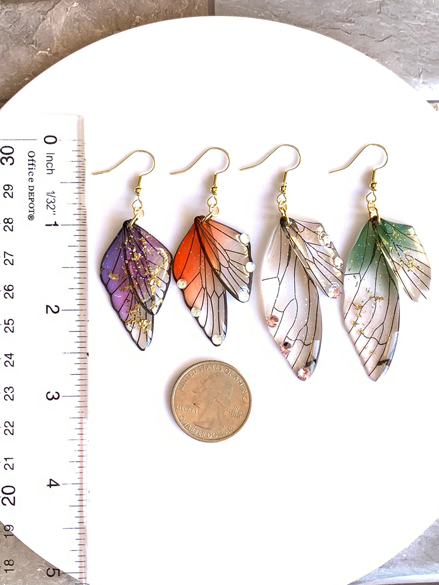 Butterfly Wing Handmade Earrings-Likemychoice