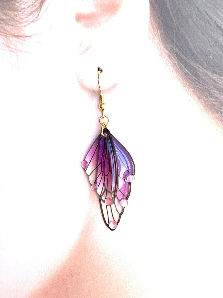 Butterfly Wing Handmade Earrings-Likemychoice