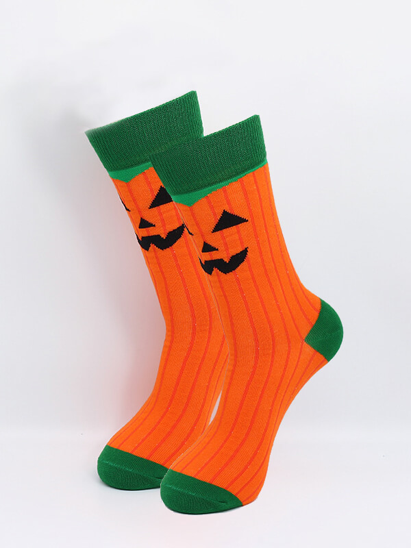 Pumpkin Halloween Socks