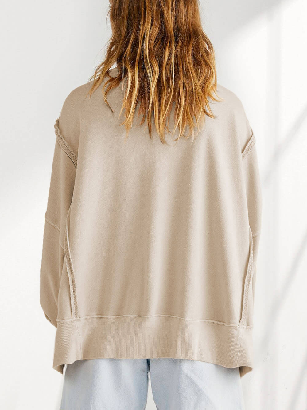 Round Neck Sports Sweatshirt