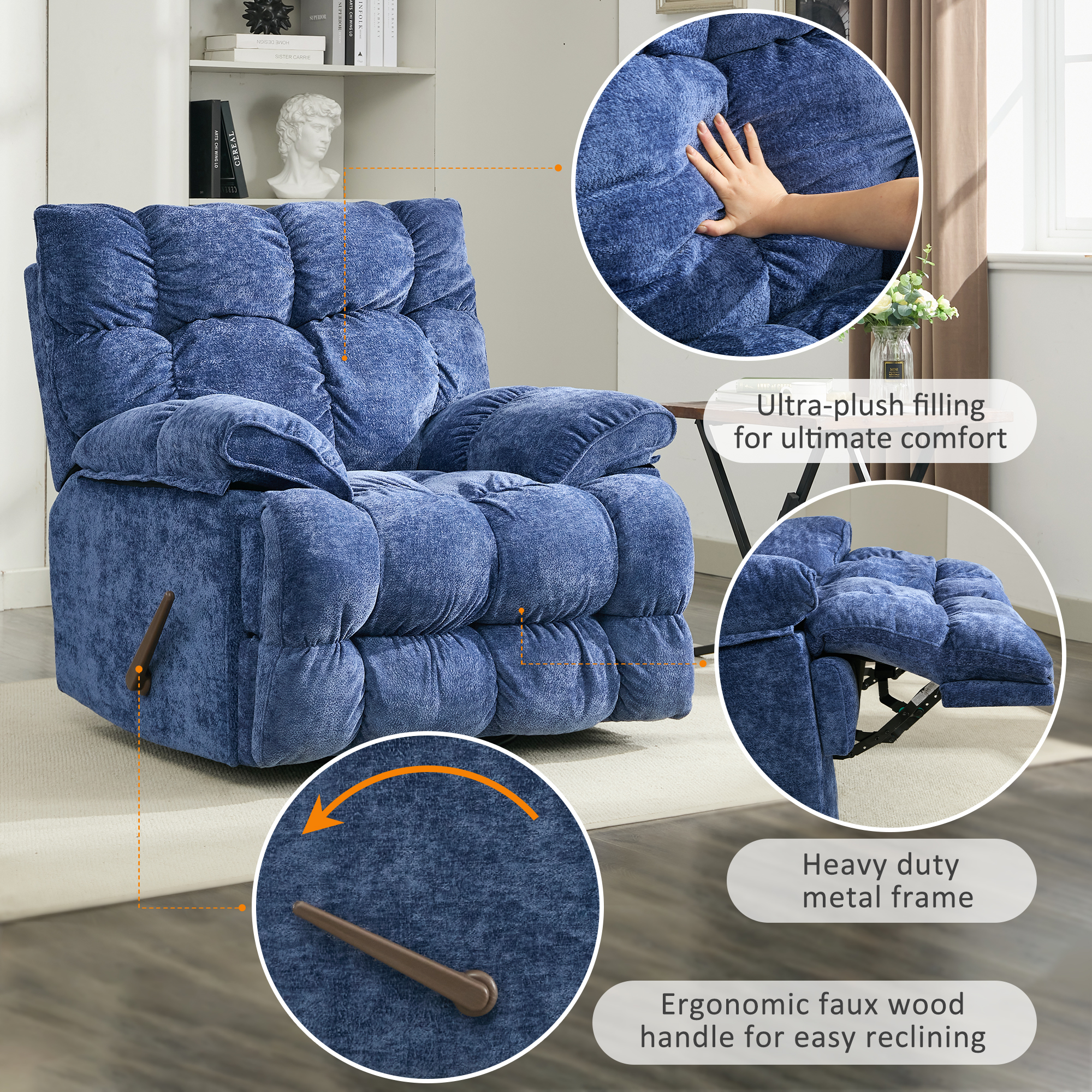 pationate oversized recliner