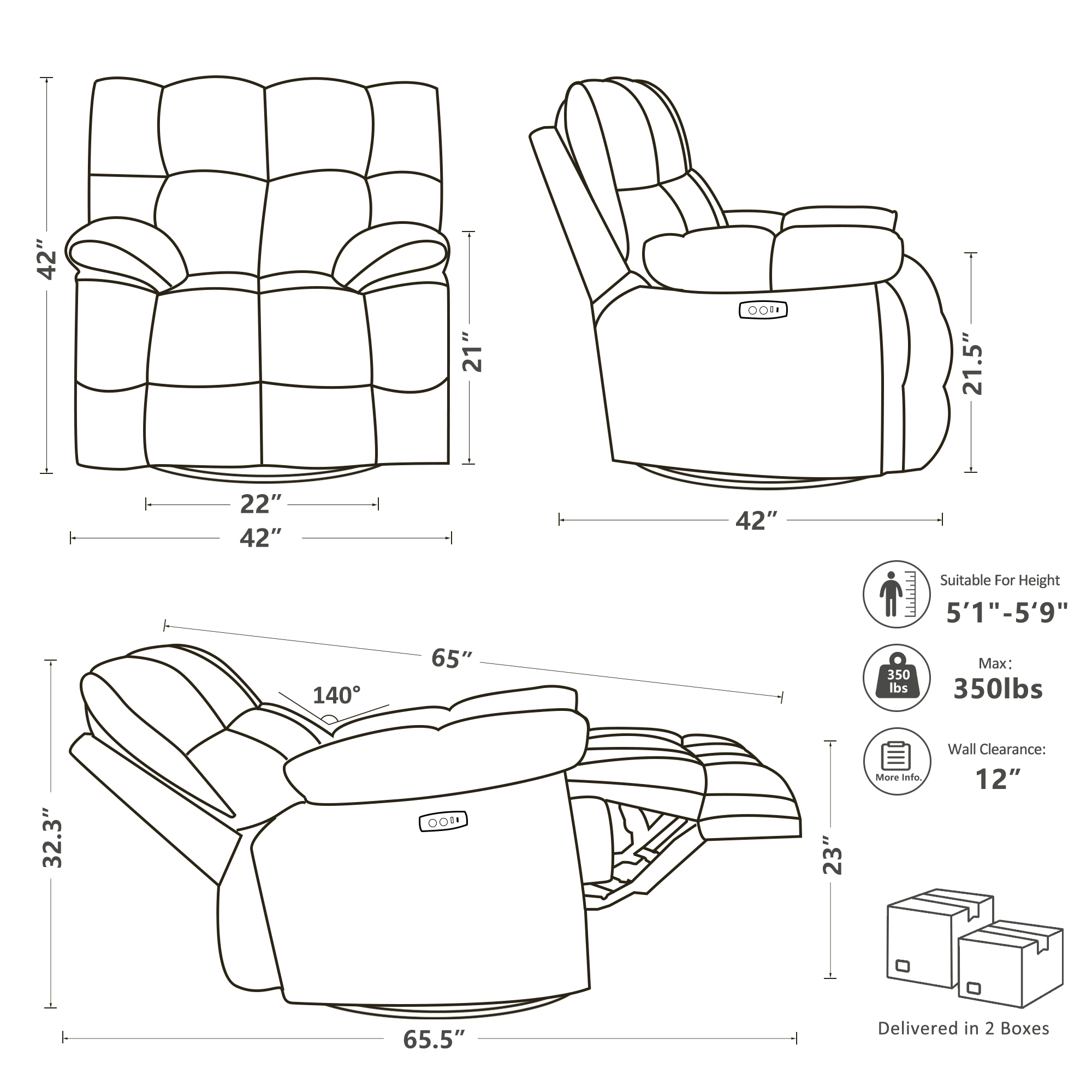 pationate oversized recliner