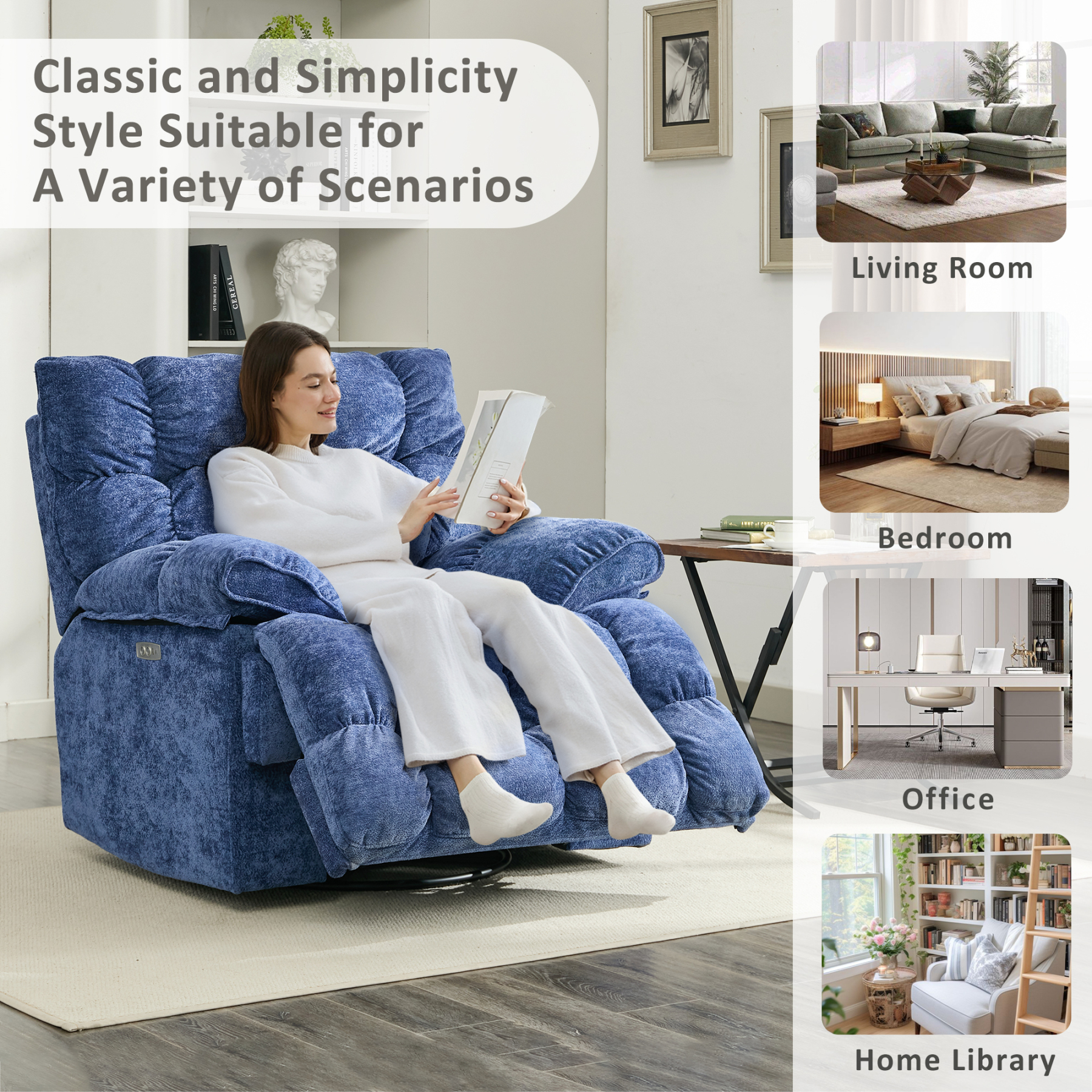 pationate oversized recliner