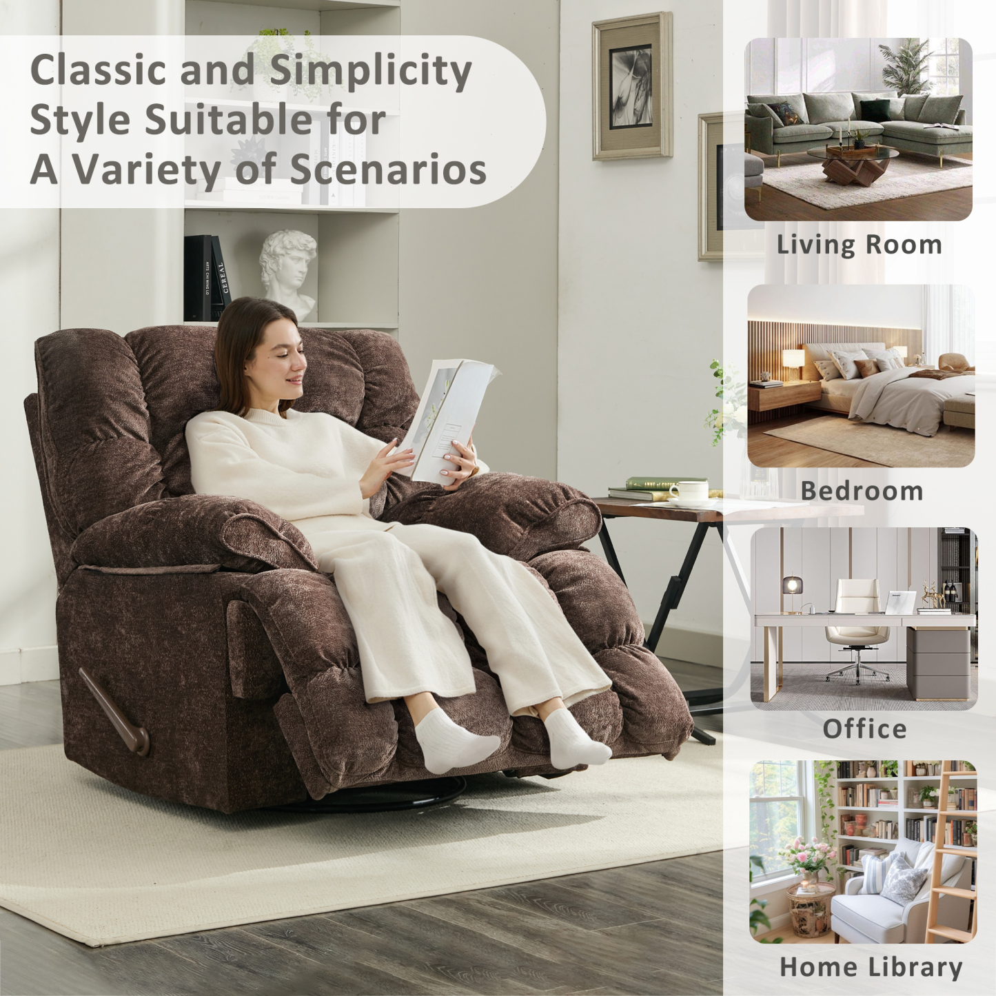 pationate oversized recliner