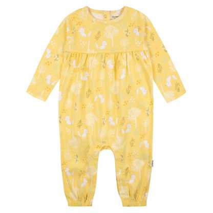 2-Pack Baby Girls Green Fox Rompers