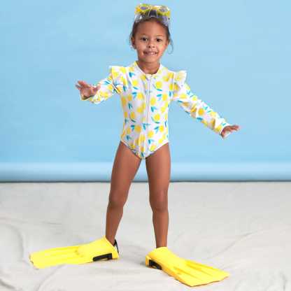 Baby & Toddler Girls Lemon Squeeze Rash Guard