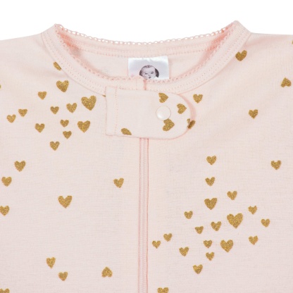 4-Pack Baby & Toddler Girls Llamas & Love Snug Fit Footed Cotton Pajamas