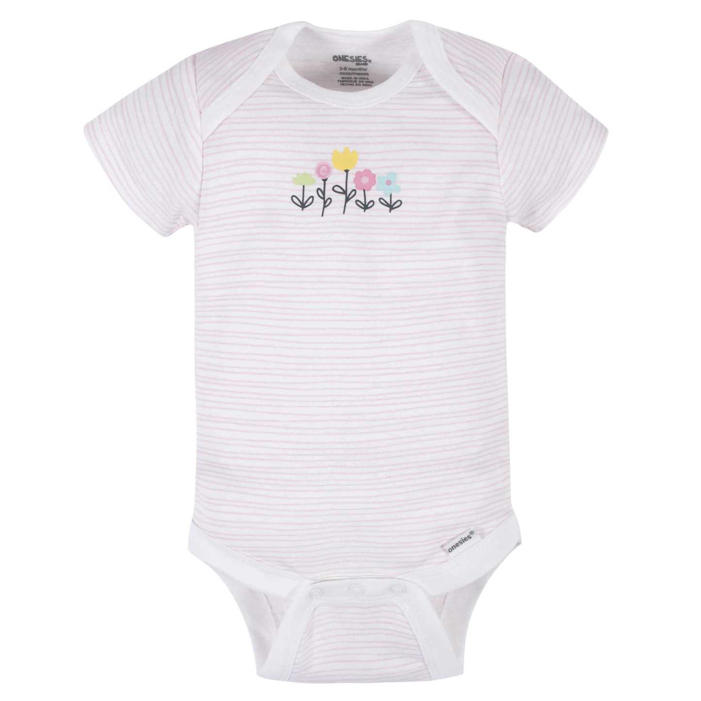 6-Piece Baby Girls Cat Onesies Brand Bodysuit & Sleep N' Play Set