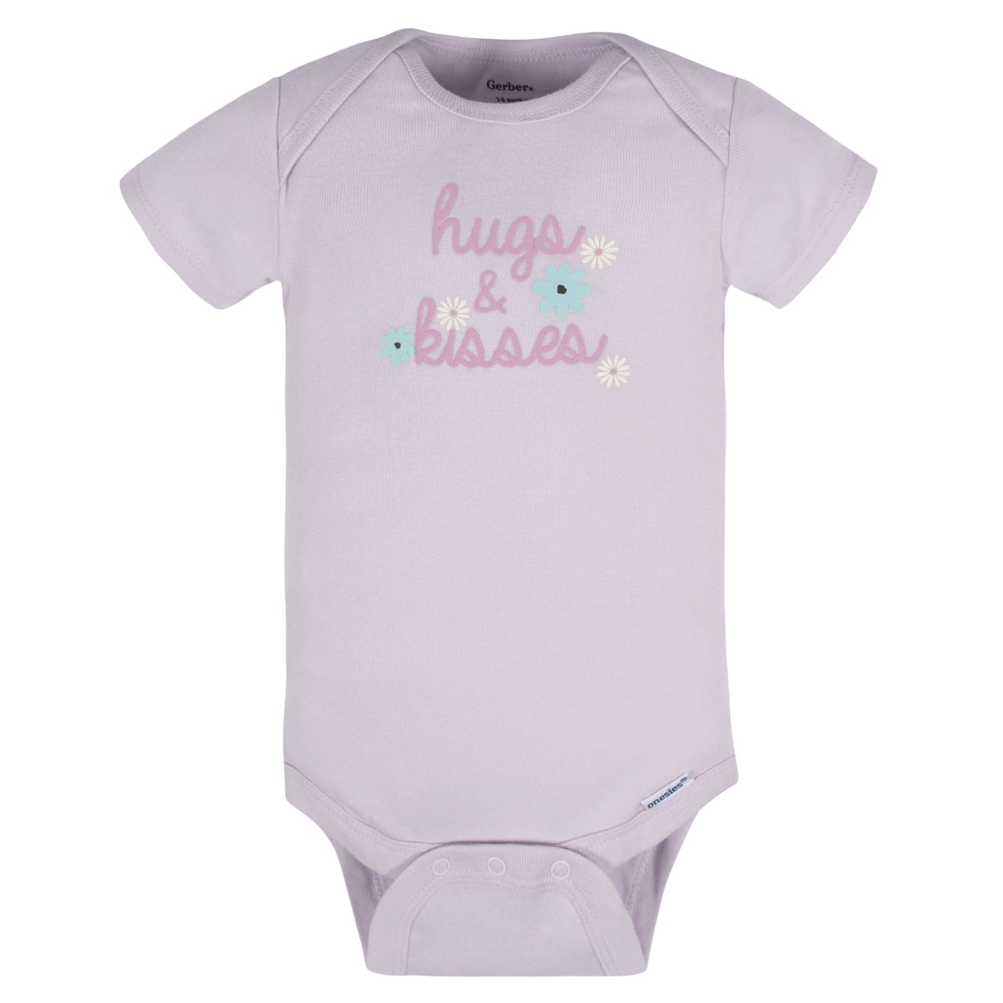 8-Pack Baby Girls Lavender Garden Onesies Bodysuits