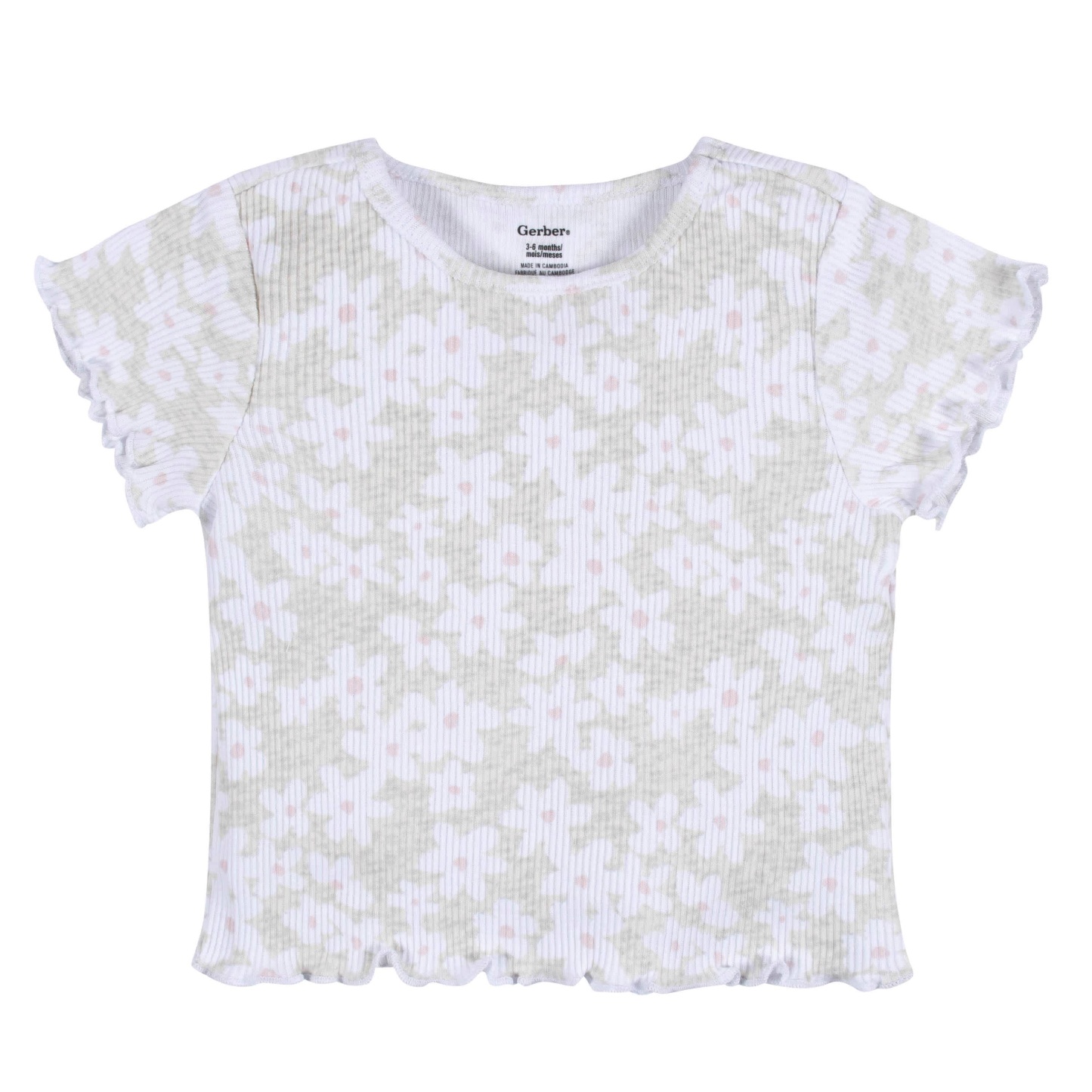 3-Pack Baby & Toddler Girls Sweet Florals Short Sleeve Tees