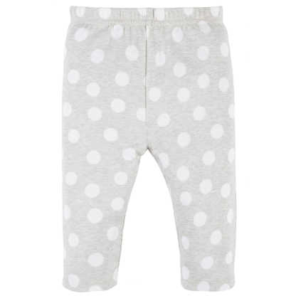 4-Piece Baby Girls Dots Of Rainbows Onesies Bodysuit, Tee, Skort & Pant Set