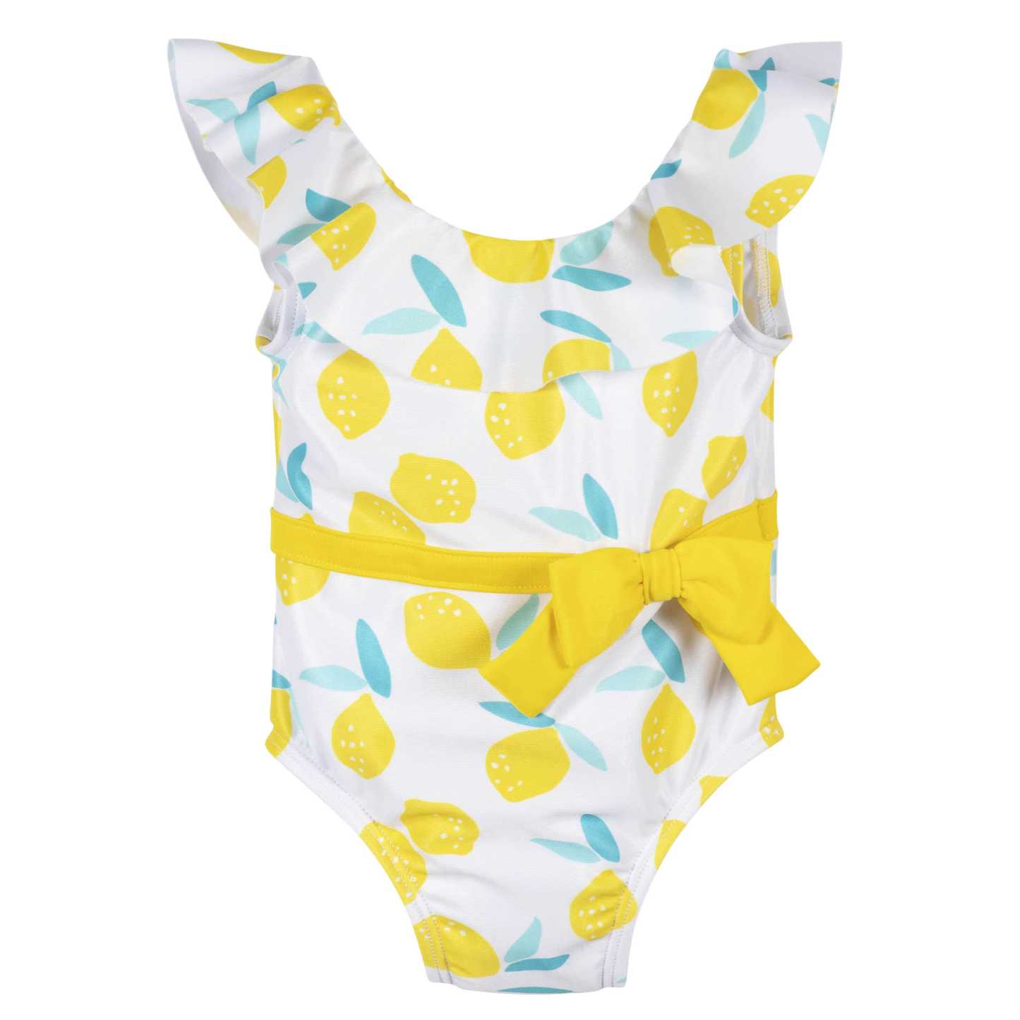 Baby & Toddler Girls Lemon Squeeze One-Piece Swimsuit With Ruffle