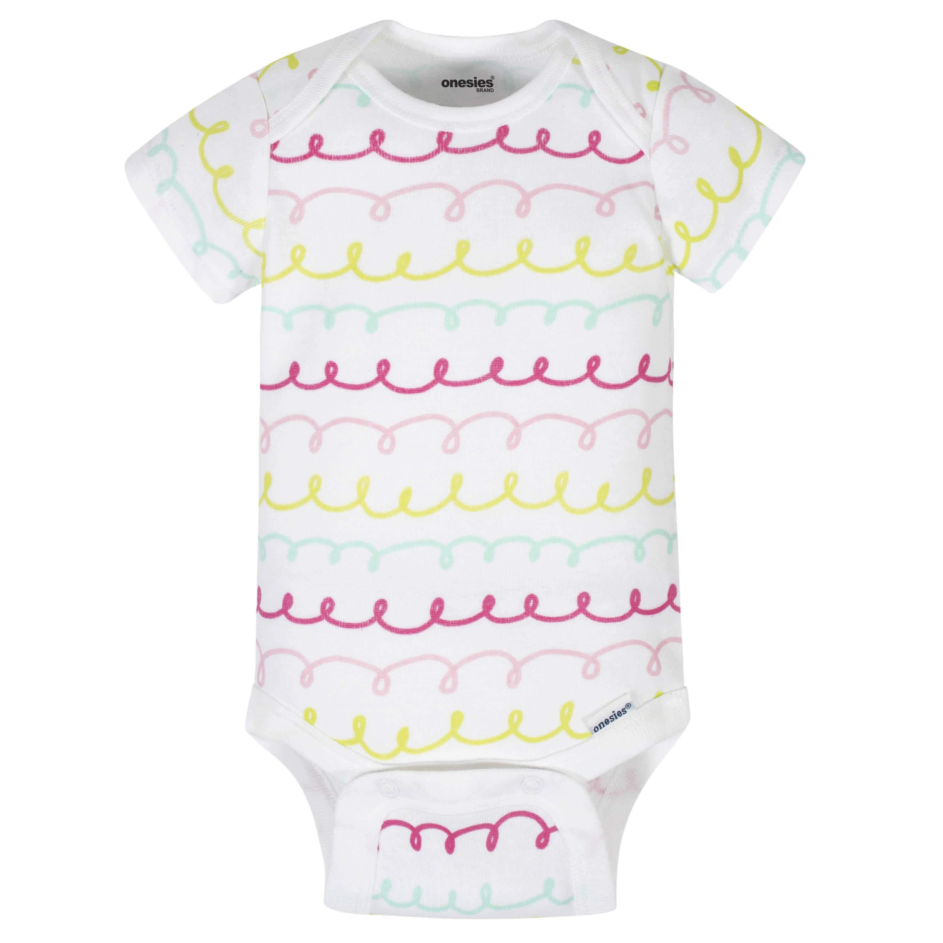 6-Piece Baby Girls Donut Onesies Brand Bodysuits & Pants Set