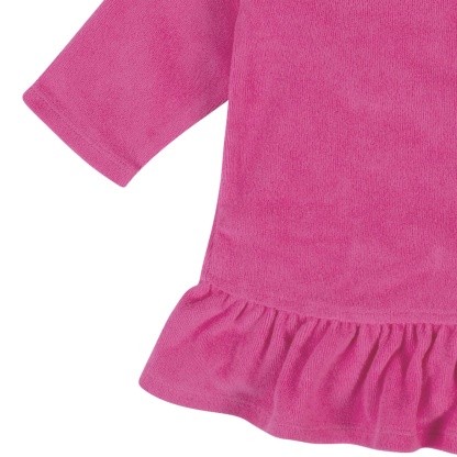 Baby & Toddler Girls Pink Zipper Hoodie Terry Coverup