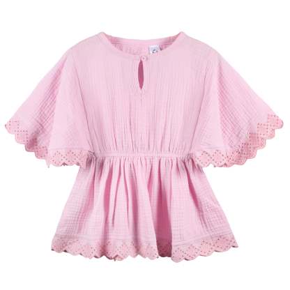 Baby & Toddler Girls Light Pink Woven Kaftan Coverup