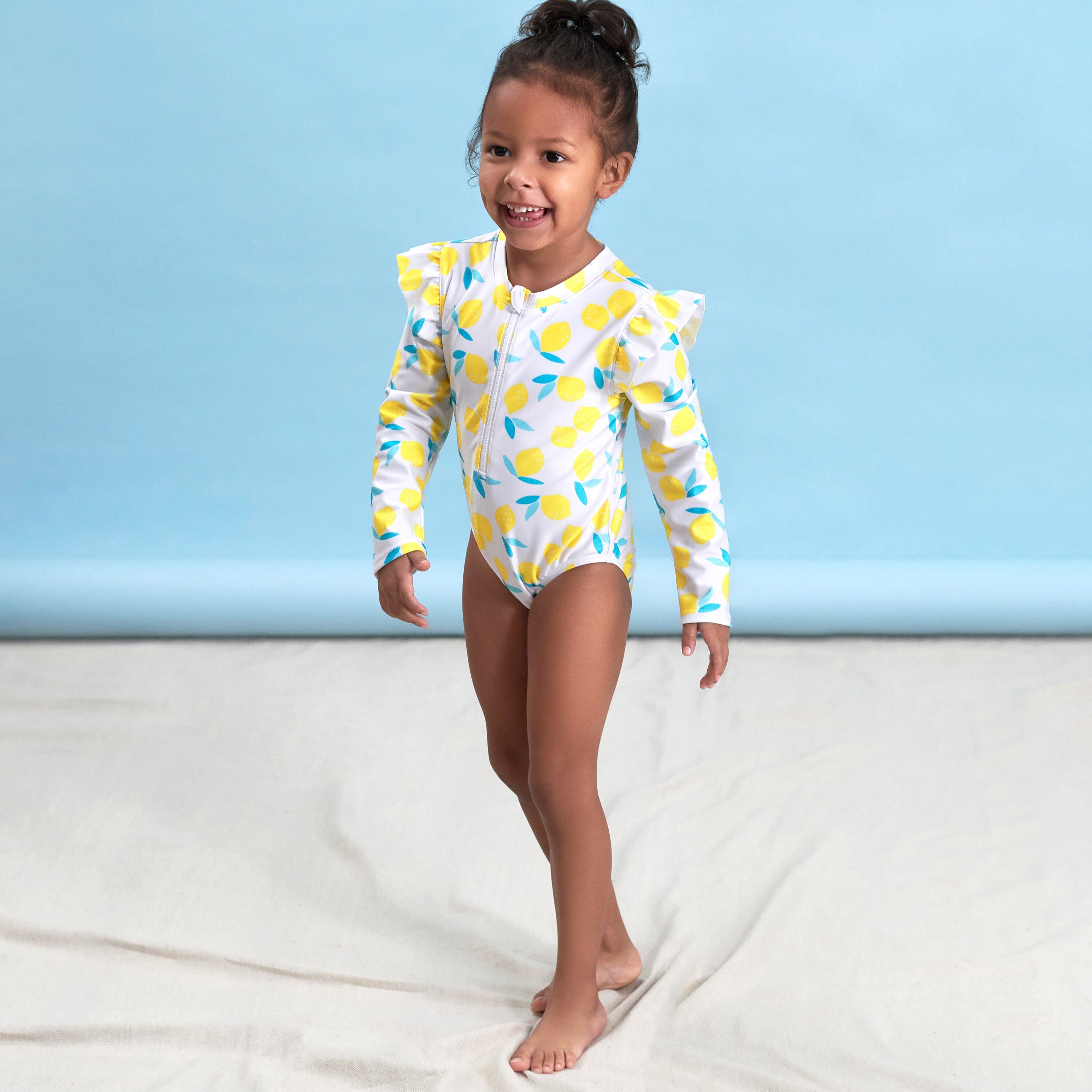 Baby & Toddler Girls Lemon Squeeze Rash Guard