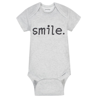 8-Pack Baby Neutral Words Onesies Brand Bodysuits