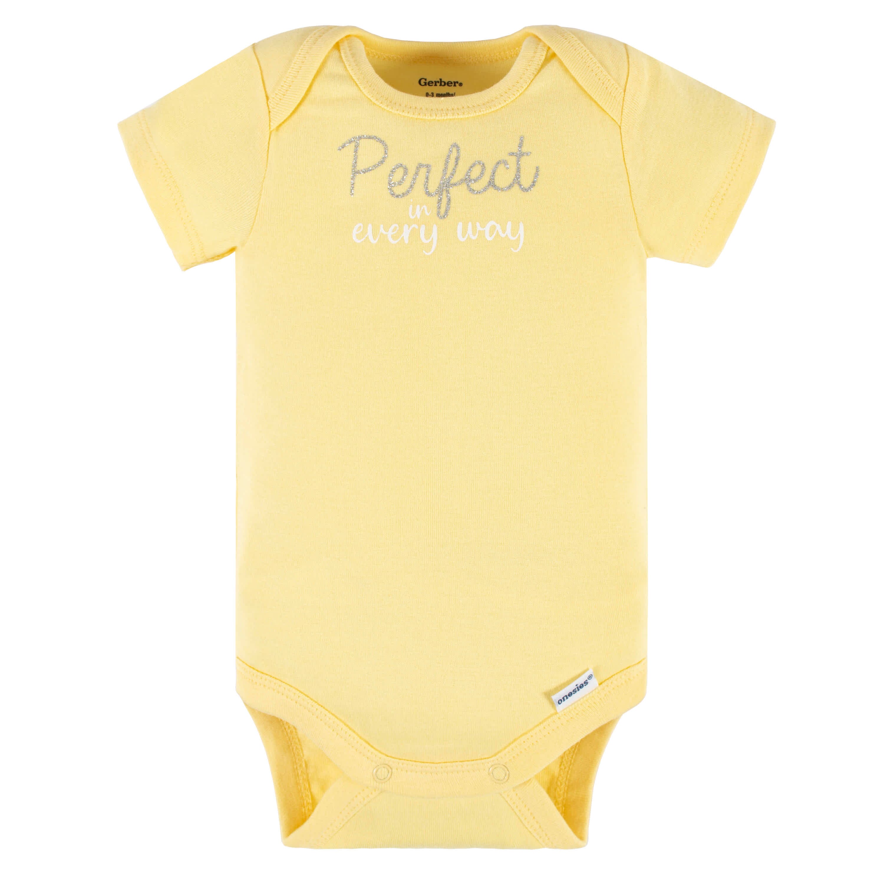 3-Piece Baby Girls Purrfectly Wild Short Sleeve Onesies Bodysuits & Pants Set