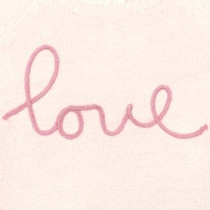 Infant & Toddler Girls Light Pink Sweater With Tulle Trim