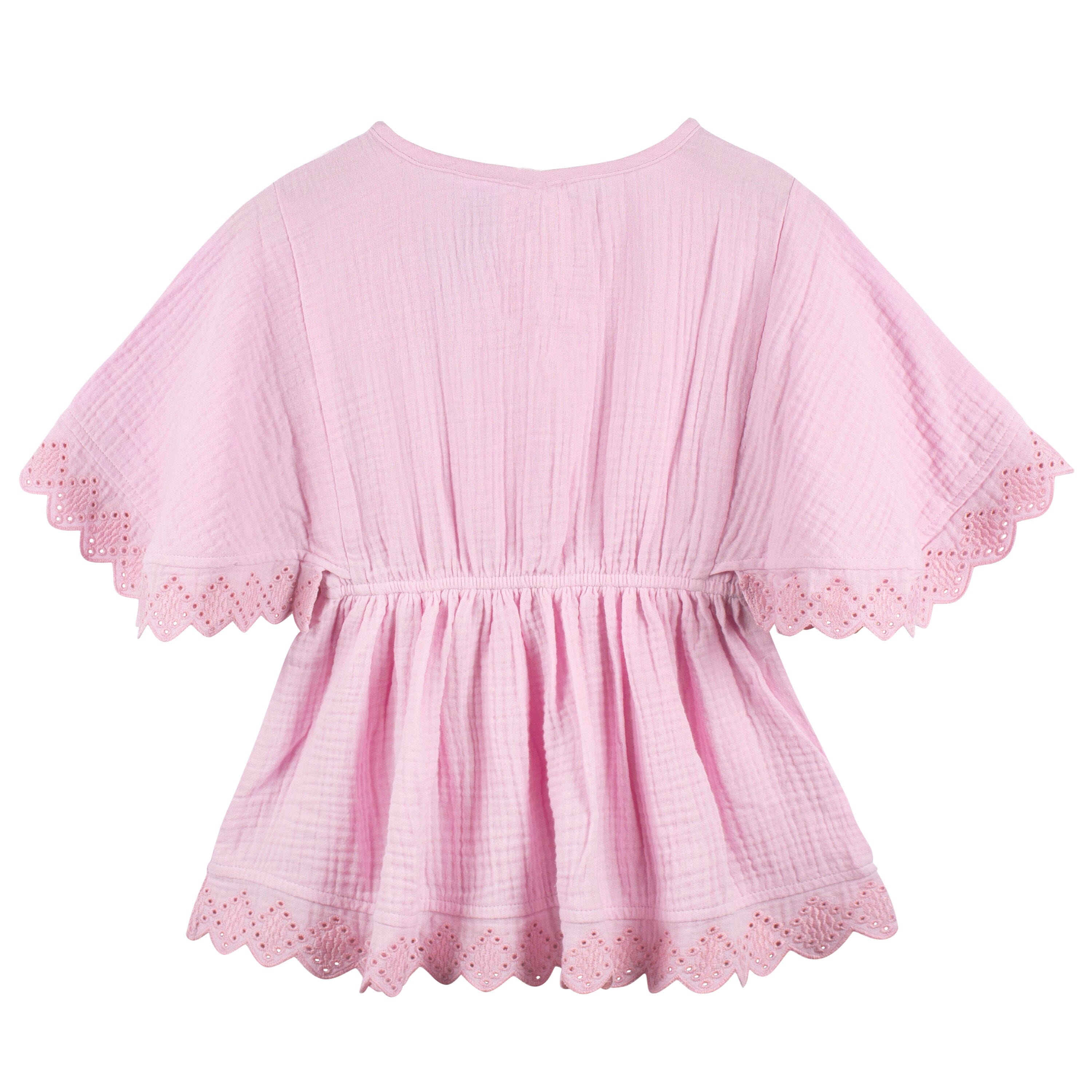 Baby & Toddler Girls Light Pink Woven Kaftan Coverup