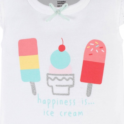 4-Pack Baby Girls Dots Of Rainbows Tank Onesies Bodysuits