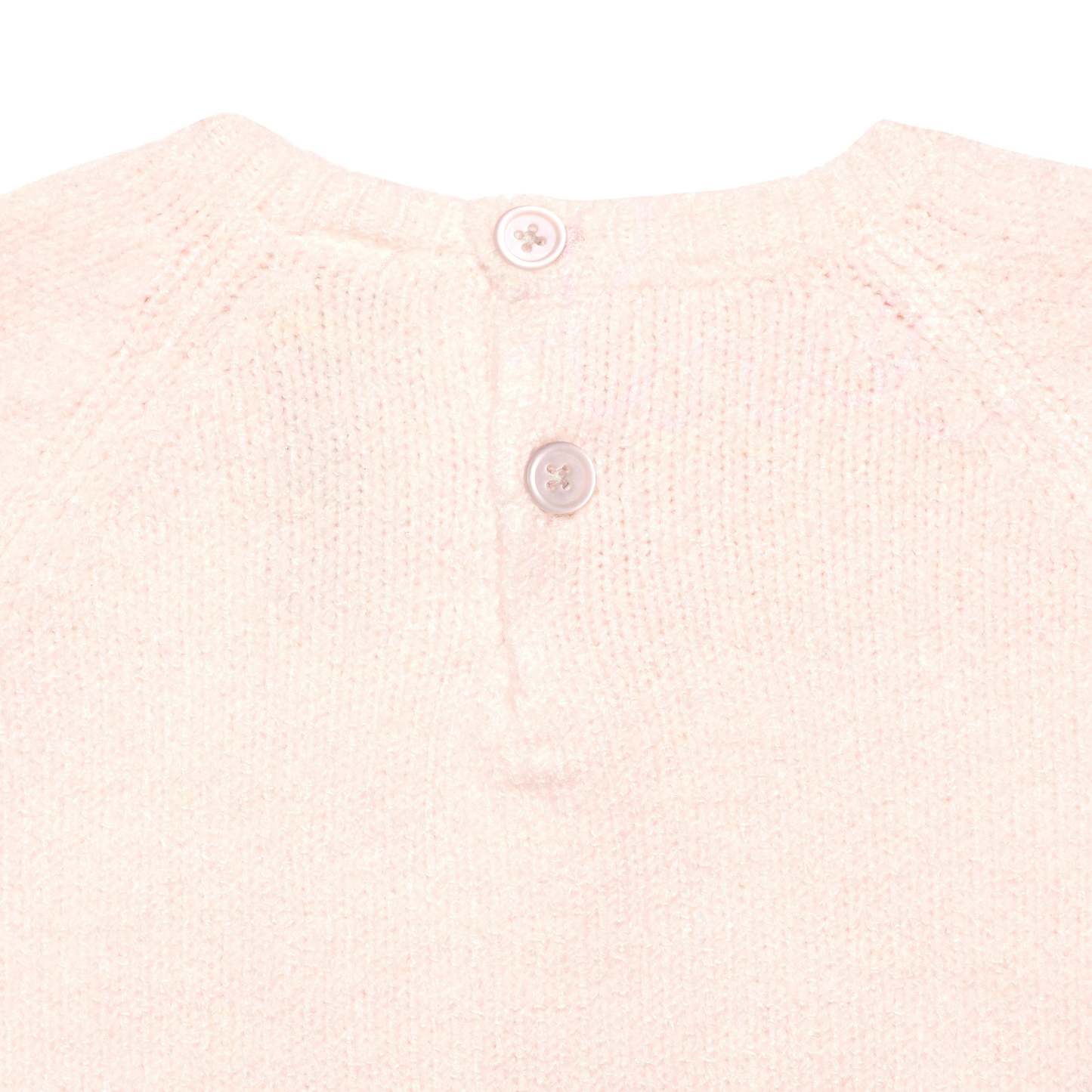 Infant & Toddler Girls Light Pink Sweater With Tulle Trim