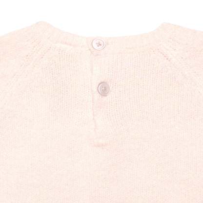 Infant & Toddler Girls Light Pink Sweater With Tulle Trim