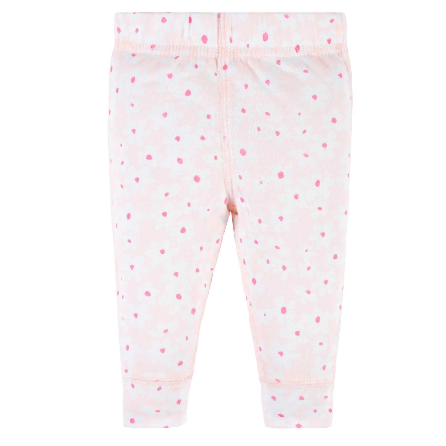 3-Piece Baby Girls Summer Blossom Short Sleeve Onesies Bodysuits & Pants Set