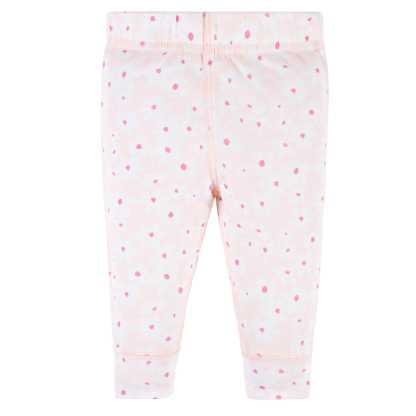 3-Piece Baby Girls Summer Blossom Short Sleeve Onesies Bodysuits & Pants Set
