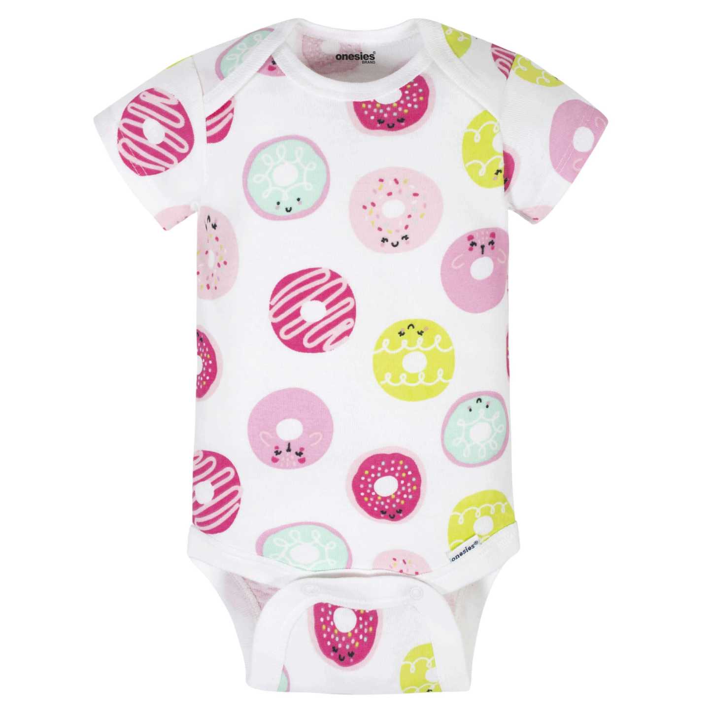 6-Piece Baby Girls Donut Onesies Brand Bodysuits & Pants Set
