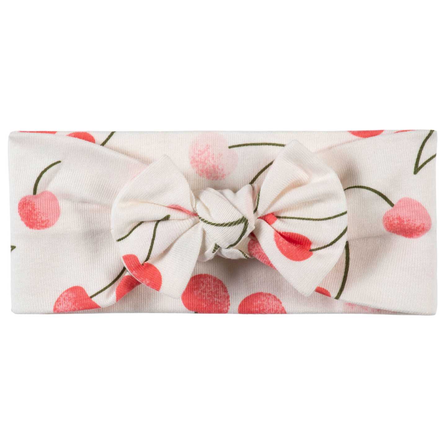 3-Piece Baby & Toddler Girls Cherry Kisses Dress, Diaper Cover & Headband Set