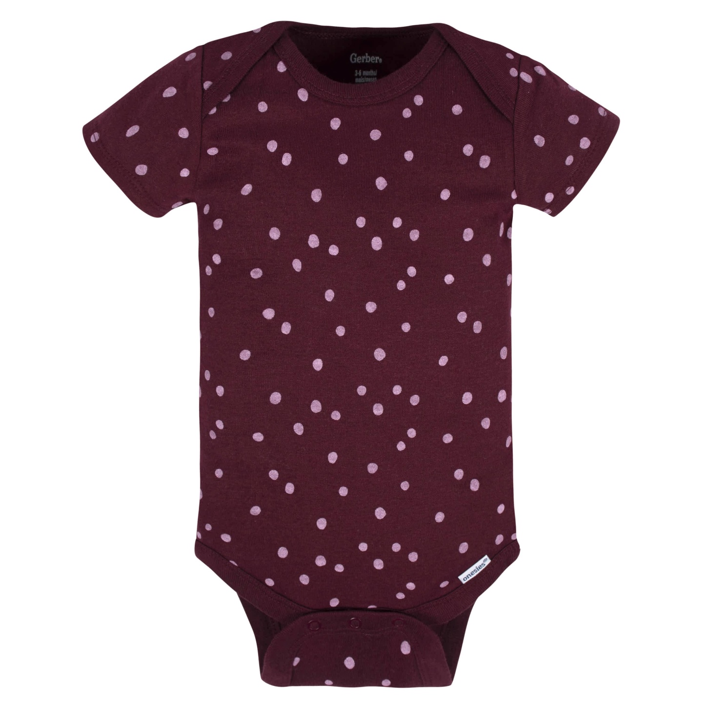 8-Pack Baby Girls Lavender Garden Onesies Bodysuits