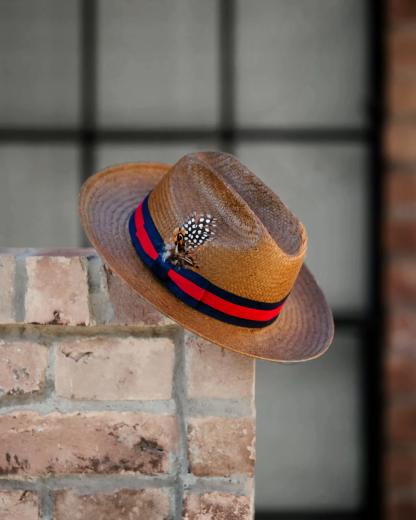 Miller Ranch Fedora Hat - Patriotic Straw