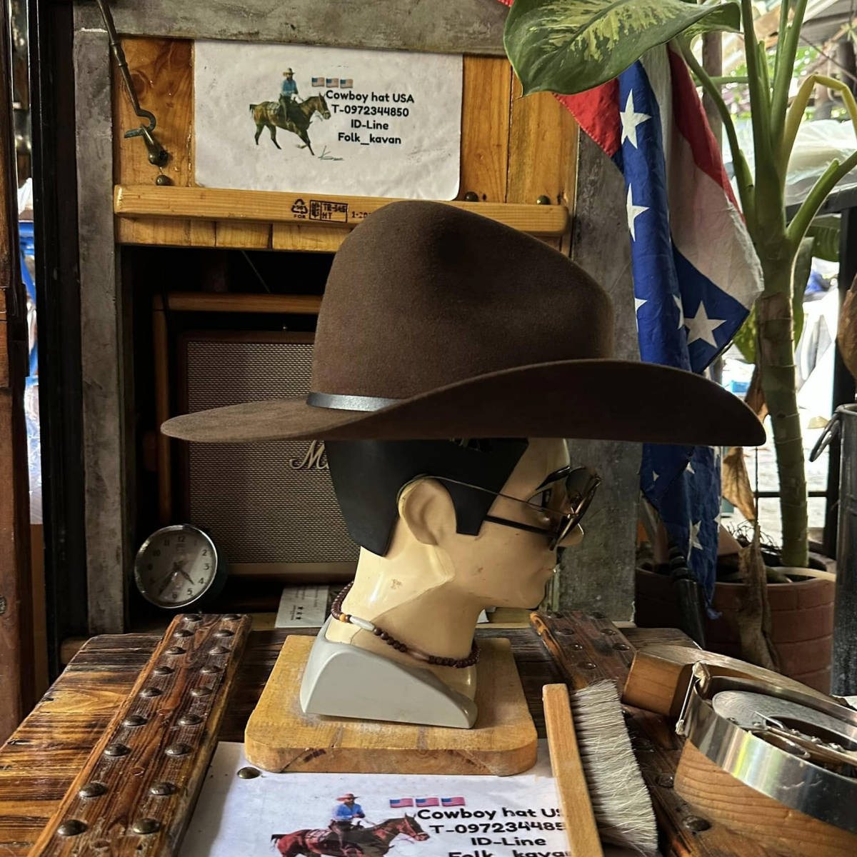 Vintage70s Gus Cowboy Hat