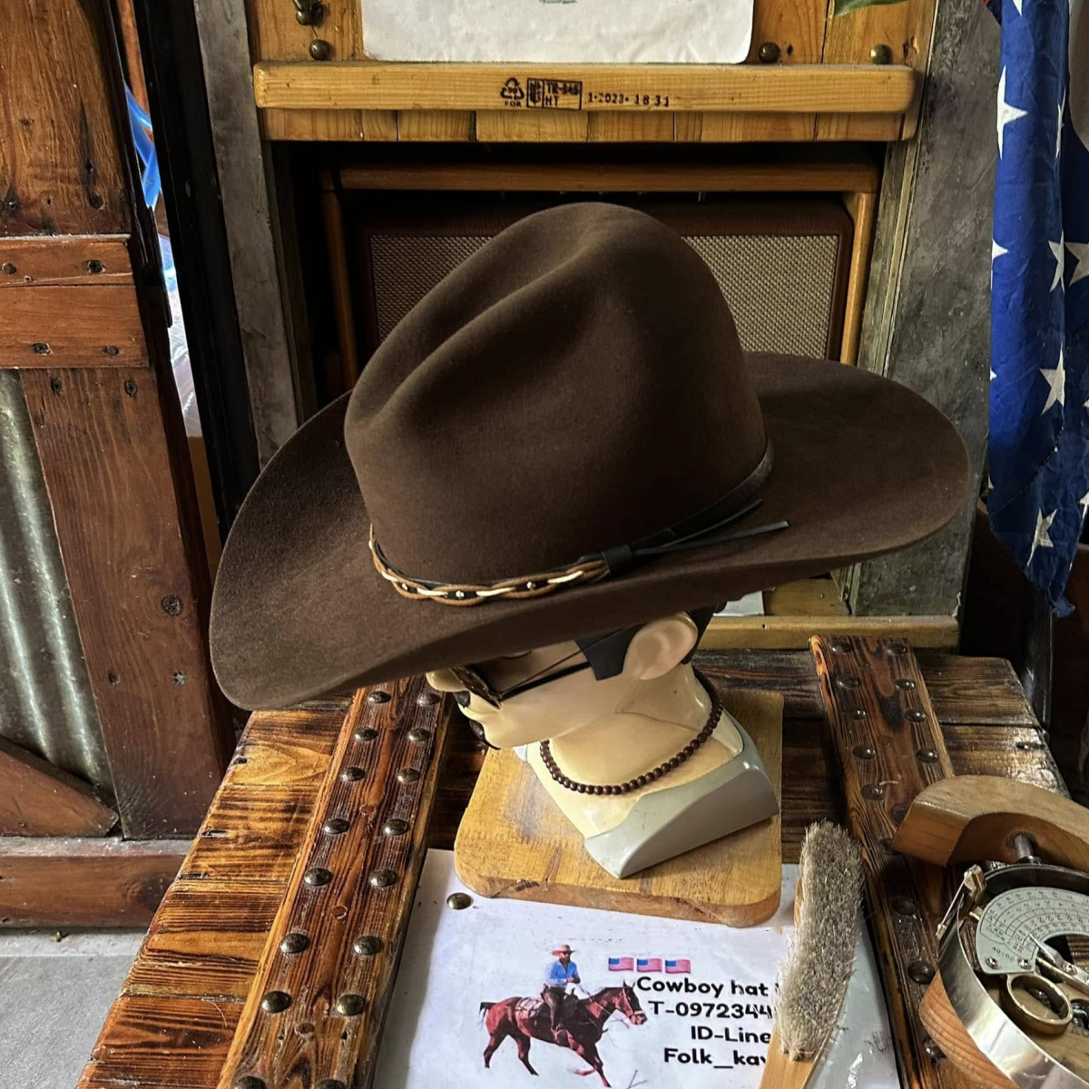Vintage70s Gus Cowboy Hat